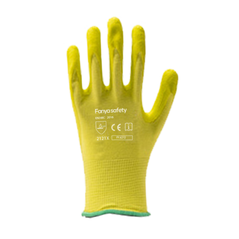 13G polyester s penovým latexovým poťahom 13G polyester s penovým latexovým poťahom