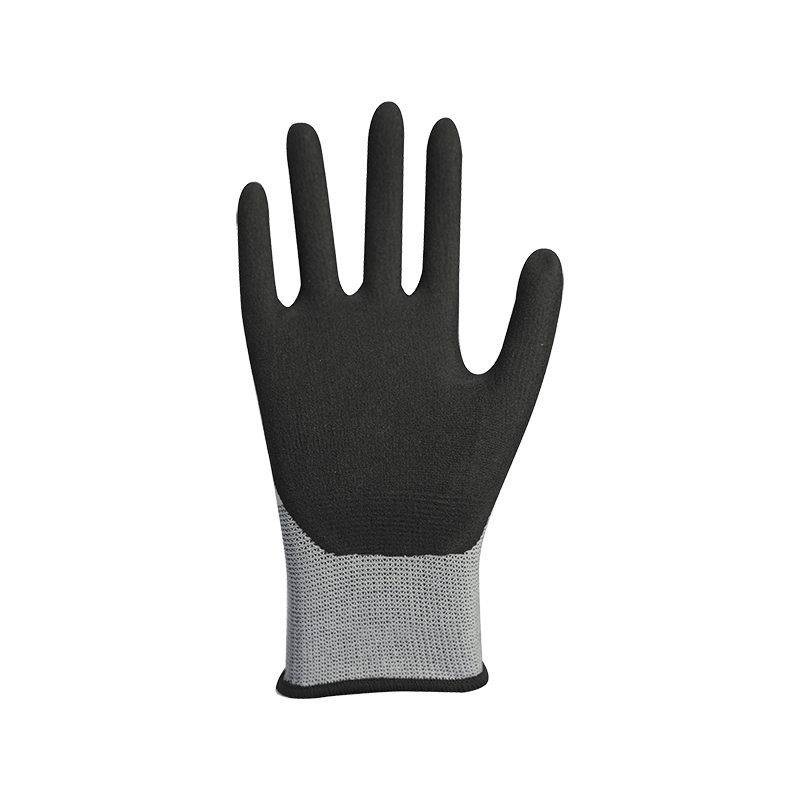 15G nylon/spandex vložka s pieskovo-nitrilovým povlakom