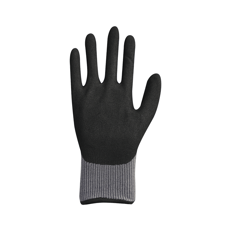 15G nylon/spandex vložka s pieskovo-nitrilovým povlakom